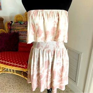 OCEAN DRIVE Strapless Tie Dye Dress! New! Medium